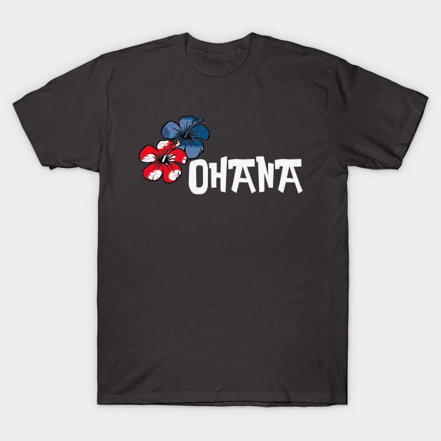 Ohana Flowers T-Shirt by magicmirror